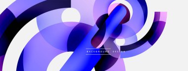 Soyut arkaplanı çember içine al. Duvar kağıdı afişi arkaplan kartı veya iniş sayfası için vektör illüstrasyonu