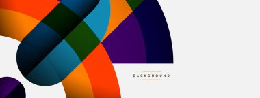 Moda şekilleri, renk minimal tasarım bileşimi, duvar kağıdı afişi veya iniş sayfası için çizgiler ve gölgeler