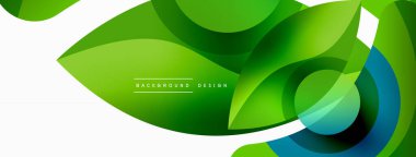 Yaratıcı geometrik duvar kağıdı. Asgari soyut arkaplan. Duvar kağıdı arkaplanı veya iniş sayfası için daire dalga ve yuvarlak şekiller kompozisyon vektör çizimi