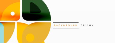 Çizgiler, kareler, daireler ve üçgenler. Duvar kağıdı, pankart, arkaplan, sunum veya iniş sayfası için Geometrik soyut arkaplan