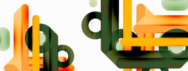 Çizgiler geometrik arkaplan. Çizgiler ve halkalar kompozisyon iş şablonu Duvar kağıdı, afiş, arkaplan veya iniş için