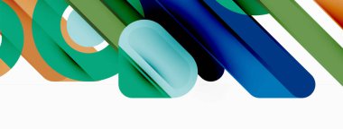 Çizgiler geometrik arkaplan. Çizgiler ve halkalar kompozisyon iş şablonu Duvar kağıdı, afiş, arkaplan veya iniş için