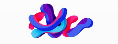 Yaratıcı geometrik duvar kağıdı. Sıvı dalga sıvısı arka planı şekillendirir. Duvar kağıdı, afiş, arkaplan veya iniş için tekno iş şablonu