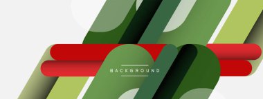 Soyut arkaplan. Yuvarlak şekiller, gri arkaplanda çizgiler. Duvar kağıdı afişi veya iniş sayfası için vektör illüstrasyonu