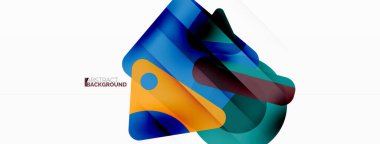 İlkel geometrik şekiller - çizgi, üçgen, kare ve daire bileşimi. Duvar kağıdı, pankart, arkaplan, iniş sayfası için vektör geometrik asgari özet arkaplan