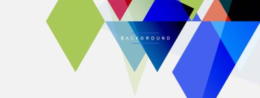 Renkli üçgen bileşimi, geometrik soyut arkaplan. Tekno veya iş konsepti, duvar kağıdı, afiş, arkaplan, iniş sayfası deseni