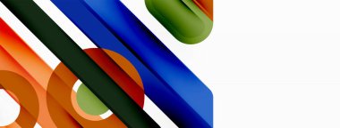 Çizgiler geometrik arkaplan. Çizgiler ve halkalar kompozisyon iş şablonu Duvar kağıdı, afiş, arkaplan veya iniş için