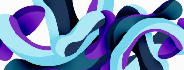 Yaratıcı geometrik duvar kağıdı. Sıvı dalga sıvısı arka planı şekillendirir. Duvar kağıdı, afiş, arkaplan veya iniş için tekno iş şablonu