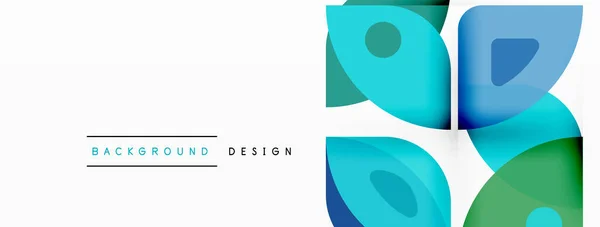 Lines, squares, circles and triangles. Geometric abstract background for wallpaper, banner, background, presentation or landing page — Wektor stockowy