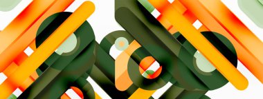 Çizgiler geometrik arkaplan. Çizgiler ve halkalar kompozisyon iş şablonu Duvar kağıdı, afiş, arkaplan veya iniş için