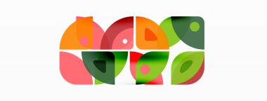 Çizgiler, kareler, daireler ve üçgenler. Duvar kağıdı, pankart, arkaplan, sunum veya iniş sayfası için Geometrik soyut arkaplan