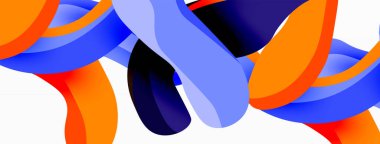 Yaratıcı geometrik duvar kağıdı. Sıvı dalga sıvısı arka planı şekillendirir. Duvar kağıdı, afiş, arkaplan veya iniş için tekno iş şablonu