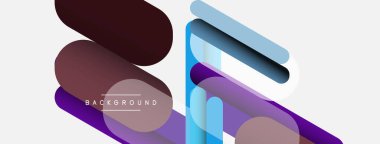 Soyut arkaplan. Yuvarlak şekiller, gri arkaplanda çizgiler. Duvar kağıdı afişi veya iniş sayfası için vektör illüstrasyonu