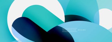 Soyut arkaplanı çember içine al. Duvar kağıdı afişi arkaplan kartı veya iniş sayfası için vektör illüstrasyonu