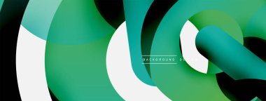 Soyut arkaplanı çember içine al. Duvar kağıdı afişi arkaplan kartı veya iniş sayfası için vektör illüstrasyonu