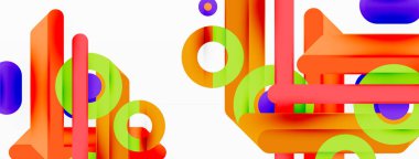 Çizgiler geometrik arkaplan. Çizgiler ve halkalar kompozisyon iş şablonu Duvar kağıdı, afiş, arkaplan veya iniş için