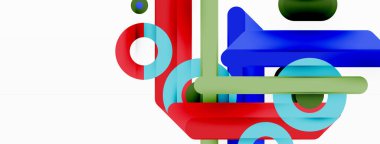 Çizgiler geometrik arkaplan. Çizgiler ve halkalar kompozisyon iş şablonu Duvar kağıdı, afiş, arkaplan veya iniş için