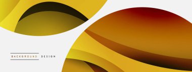 Yaratıcı geometrik duvar kağıdı. Asgari soyut arkaplan. Duvar kağıdı arkaplanı veya iniş sayfası için daire ve dalga kompozisyon vektör çizimi