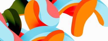 Yaratıcı geometrik duvar kağıdı. Sıvı dalga sıvısı arka planı şekillendirir. Duvar kağıdı, afiş, arkaplan veya iniş için tekno iş şablonu