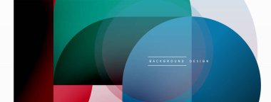 Geometrik asgari duvar kağıdı. Geometrik şekiller. Duvar kağıdı afişi veya iniş sayfası için vektör illüstrasyonu