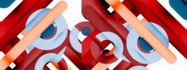 Yaratıcı geometrik duvar kağıdı. Küçük çizgiler ve çember arkaplanı