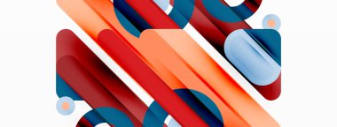 Yaratıcı geometrik duvar kağıdı. Küçük çizgiler ve çember arkaplanı