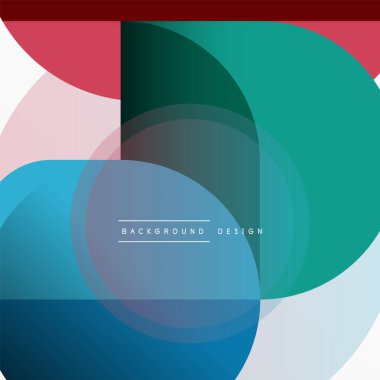 Yaratıcı geometrik duvar kağıdı. Asgari çember üçgen ve kare çizgi soyut arkaplan. Duvar kağıdı afişi veya iniş sayfası için vektör illüstrasyonu