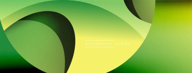 Yaratıcı geometrik duvar kağıdı. Asgari soyut arkaplan. Duvar kağıdı arkaplanı veya iniş sayfası için daire ve dalga kompozisyon vektör çizimi