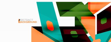 Yaratıcı geometrik duvar kağıdı. Soyut kurdele biçimi kompozisyonu. Duvar kağıdı, afiş, arkaplan veya iniş için tekno iş şablonu