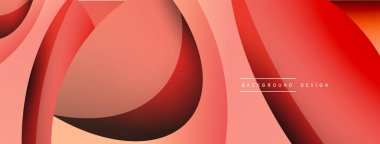 Yaratıcı geometrik duvar kağıdı. Asgari soyut arkaplan. Duvar kağıdı arkaplanı veya iniş sayfası için daire ve dalga kompozisyon vektör çizimi