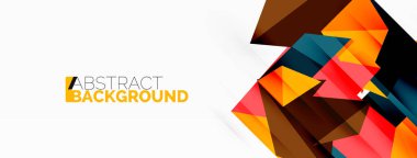 Yaratıcı geometrik duvar kağıdı. Soyut kurdele biçimi kompozisyonu. Duvar kağıdı, afiş, arkaplan veya iniş için tekno iş şablonu