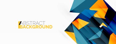 Yaratıcı geometrik duvar kağıdı. Soyut kurdele biçimi kompozisyonu. Duvar kağıdı, afiş, arkaplan veya iniş için tekno iş şablonu