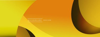 Yaratıcı geometrik duvar kağıdı. Asgari soyut arkaplan. Duvar kağıdı arkaplanı veya iniş sayfası için daire ve dalga kompozisyon vektör çizimi