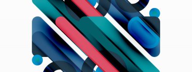 Yaratıcı geometrik duvar kağıdı. Küçük çizgiler ve çember arkaplanı