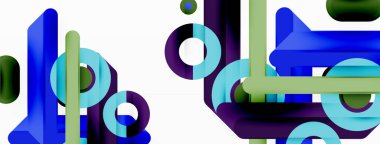 Yaratıcı geometrik duvar kağıdı. Küçük çizgiler ve çember arkaplanı