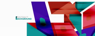 Yaratıcı geometrik duvar kağıdı. Soyut kurdele biçimi kompozisyonu. Duvar kağıdı, afiş, arkaplan veya iniş için tekno iş şablonu