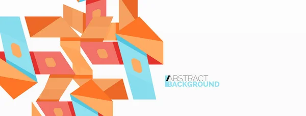 Creatief geometrisch behang. Samenstelling van abstracte lintlijnen. Techno business template voor behang, banner, achtergrond of landing — Stockvector