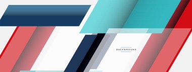 Geçmişi. Geometrik köşegen şekiller ve çizgiler soyut bileşim. Duvar kağıdı afişi veya iniş sayfası için vektör illüstrasyonu