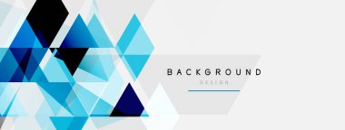 Renkli üçgen bileşimi, geometrik soyut arkaplan. Tekno veya iş konsepti, duvar kağıdı, afiş, arkaplan, iniş sayfası deseni