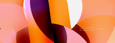 Soyut arkaplanı çember içine al. Duvar kağıdı afişi arkaplan kartı veya iniş sayfası için vektör illüstrasyonu