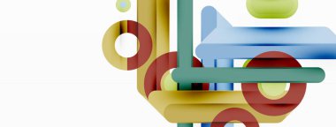 Çizgiler geometrik arkaplan. Çizgiler ve halkalar kompozisyon iş şablonu Duvar kağıdı, afiş, arkaplan veya iniş için