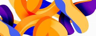 Yaratıcı geometrik duvar kağıdı. Sıvı dalga sıvısı arka planı şekillendirir. Duvar kağıdı, afiş, arkaplan veya iniş için tekno iş şablonu