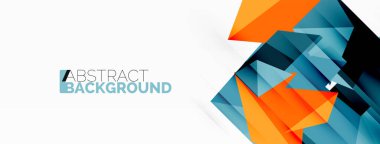 Yaratıcı geometrik duvar kağıdı. Soyut kurdele biçimi kompozisyonu. Duvar kağıdı, afiş, arkaplan veya iniş için tekno iş şablonu