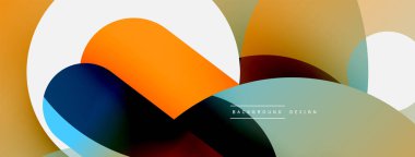 Soyut arkaplanı çember içine al. Duvar kağıdı afişi arkaplan kartı veya iniş sayfası için vektör illüstrasyonu