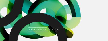 Soyut arkaplanı çember içine al. Duvar kağıdı afişi arkaplan kartı veya iniş sayfası için vektör illüstrasyonu