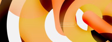 Soyut arkaplanı çember içine al. Duvar kağıdı afişi arkaplan kartı veya iniş sayfası için vektör illüstrasyonu