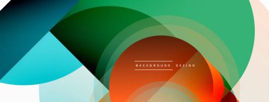 Geometrik asgari duvar kağıdı. Geometrik şekiller. Duvar kağıdı afişi veya iniş sayfası için vektör illüstrasyonu