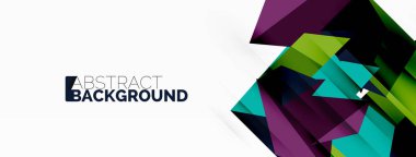 Yaratıcı geometrik duvar kağıdı. Soyut kurdele biçimi kompozisyonu. Duvar kağıdı, afiş, arkaplan veya iniş için tekno iş şablonu