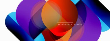 Geometrik asgari duvar kağıdı. Geometrik şekiller. Duvar kağıdı afişi veya iniş sayfası için vektör illüstrasyonu