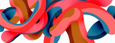 Yaratıcı geometrik duvar kağıdı. Sıvı dalga sıvısı arka planı şekillendirir. Duvar kağıdı, afiş, arkaplan veya iniş için tekno iş şablonu